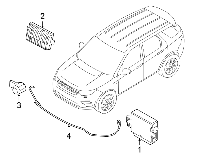 2016 Land Rover Discovery Sport Sensor. Parking. Discovery Sport; Side